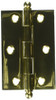 Deltana CH3020U3  3 x 2 in. Hinge with Ball Tips, Bright Brass - Solid Brass - 2 Case - Pack of 2.