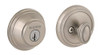 Baldwin 380RDB15S Kwikset 380 RDB 15 SMT CP RCAL Prestige Single Cylinder Round Deadbolt Featuring Smart Key in Satin Nickel