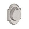 Baldwin DCRAD492 DC.RAD Rustic Arch Keyed Entry Double Cylinder Deadbolt, White Bronze.