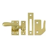 Deltana CF66U3 Medium Window Lock w Casement Fastener (Set of 10) (Polished Brass)