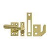 Deltana CF066U3 Small Window Lock w Casement Fastener (Set of 10) (Polished Brass)