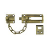 Deltana CDG35U5 Solid Brass Chain & Doorbolt Door Guard (Set of 10) (Antique Brass)