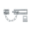 Deltana CDG35U26D Solid Brass Chain & Doorbolt Door Guard (Set of 10) (Brushed Chrome).
