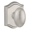 Baldwin PSELLTAR150  Reserve Passage Ellipse with Traditional Arch Rose in Satin Nickel Finish.