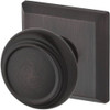 Baldwin ENTRATSR112 Reserve Entry Traditional Knob and Traditional Square Rose Venetian Bronze Finish