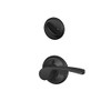SCHLAGE F59MER622LH F59 MER 622 LH Merano Interior Left-Handed Lever with Deadbolt, Matte Black (Interior Half Only)