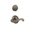 SCHLAGE F94FLA620LH F94-FLA-LH Flair Lever Left Handed Dummy Interior Pack from the F-Series, Antique Pewter