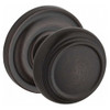 Baldwin ENTRATRR112 Reserve Entry Traditional Knob and Traditional Round Rose Venetian Bronze Finish