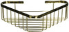 Deltana WBC1310CR003 DEL CR003 BRASS WIRE BASKET 13 IN CORNER BASKET