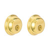 SCHLAGE B62505 Lock Company B62N 505 605 Double Cylinder Deadbolt in Bright Brass