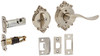 SCHLAGE F59ACC619BRKRH Lock Company Accent Right Handed Interior Pack Lever Set with Single C, Satin Nickel