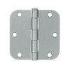 Deltana S35R526D 3.5 in. x 3.5 in. Steel Hinge w Residential Thickness - Pair (Set of 10) (Brushed Chrome)