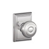 SCHLAGE F10GEO625ADD Lock Company Addison Collection Georgian Passage Knob, Bright Chrome