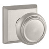 Baldwin HDTRATSR150  Reserve Half Dummy Traditional with Traditional Square Rose in Satin Nickel Finish