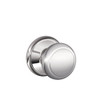 SCHLAGE F10AND625 F10 Andover Passage Lock with 16080 Latch 10027 Strike Bright Chrome Finish