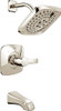 Delta T14452-PN Faucet Tesla Monitor 14 Series Tub & Shower Trim with H2Okinetic Technology, Polished Nickel