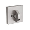 Baldwin PTCSD150  Reserve Patio Contemporary Square Deadbolt, Satin Nickel Finish