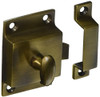 Deltana CL1580U5 1.6 in. x 2.3 in. Solid Brass Cabinet Lock (Set of 10) (Antique Brass)