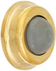 Deltana WB100CR003 1 in. Dia. Solid Brass Flush Bumper in PVD (Set of 10)