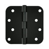 Deltana S44R51B  Value Choice for Indoor Applications Steel 4-Inch x 4-Inch x 5/8-Inch Radius Hinge