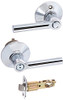 SCHLAGE F40BRW625 F40 BRW 625 Broadway Privacy Lever, Bright Chrome