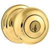 KWIKSET 740H-3 Hancock Entry Knob in Polished Brass