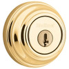 KWIKSET 980-L03SV1 featuring SmartKey Single Cylinder Deadbolt, Polished Brass 980 L03 SMT RCAL RCS K3