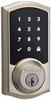 KWIKSET 915TRL-15S 915 Smartcode Touchscreen Electronic Deadbolt with Smartkey and SecureSc, Satin Nickel.
