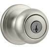 KWIKSET 740PE-15S featuring SmartKey Phoenix Keyed Entry Knob Satin Nickel 740PE 15 SMT 6AL RCS