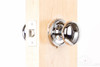 Weslock 00610I6I6SL20  Impresa Privacy Lock with Adjustable Backset and Full Lip Strike Bright Chrome Finish