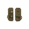 Weslock 01501EAEASL2D 1501E Unigard Interconnected Entry Set with Panic Proof Function and Ele, Antique Brass
