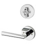KWIKSET 968MRLRDT-26  Montreal Round Interior Dummy Handleset Trim Bright Chrome Finish