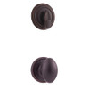 KWIKSET 967L-11PS 967L 11P SMT Venetian Bronze Laurel Knob Double Cylinder Interior Pack with Smart Key