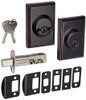 Weslock 03772-1-1SL23  Woodward Single Cylinder Deadbolt, Oil-Rubbed Bronze