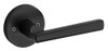 KWIKSET 157MRLRDT-514  Montreal Round Single Dummy Lock Iron Black Finish