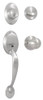 Weslock 02810-NGNFR2D  Hillcrest EH with Hudson Knob, Satin Nickel