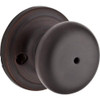 KWIKSET 730H-11P Hancock Bed/Bath Knob in Venetian Bronze.