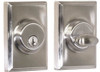 Weslock 03771-N-NSL23  Woodward Single Cylinder Deadbolt, Satin Nickel
