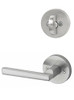 KWIKSET 968MRLRDT-26D  Montreal Round Interior Dummy Handleset Trim Satin Chrome Finish