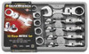GearWrench KDT95509570P 9550 10 Piece Metric Stubby Flex-Head Combination Ratcheting Wrench Set