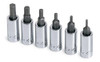 SK Hand Tool SKT19732 SK Hand Tool .25in. Drive Metric Hex Bit Socket Set - 6 Pieces