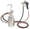 Astro Pneumatic AST2PG7S 2 Quart Pressure Pot with Gun and Hose - Black Handle - 1.2mm Nozzle