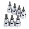 SK Hand Tool SKT19737 s 19737 7-Piece 3/8-Inch Drive Screwdriver Bit Socket Set