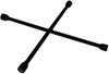 WILMAR WLMW11 Performance Tool W11 25" 4-Way Truck Lug Wrench