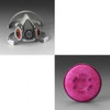 3M MMM7183 Respirator Half Mask P100 Size: Large 7183