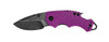 Kershaw KER8700PURBW Shuffle (8700PURBW) Multifunction Pocket Knife, 2.4” Stainless Steel Blade with BlackWash Finish, Purple K-Texture Grip, Liner Lock, Deep-Carry Pocketclip, Screwdriver, Bottle Opener, 2.8 OZ
