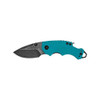 Kershaw KER8700TEALBW Shuffle Teal Multifunction Folding Pocket Knife (8700TEALBW), 2.4 In. 8Cr13MoV Black Oxide Steel Blade with Blackwash Finish, Includes Thumbstud and Reversible Pocketclip 2.8 oz.
