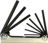 EKLIND TOOL EKL20911 N91 Classic Fold-Up Tool, 9-Piece Hex Set, SAE, Polished Steel/Black Oxide, Sold as 9 Each