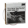 3M MMM5002 Utility Cloth Roll - Aluminum Oxide, 320 Grit, 1 W X 50 Yd - Lot of 5