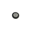 Weiler WEI36006 Vortec Pro Wide Face Wire Wheel Brush, Round Hole, Carbon Steel, Crimped Wire, 8" Diameter, 0.014" Wire Diameter, 5/8" Arbor, 1-3/8" Bristle Length, 1" Brush Face Width, 6000 rpm
